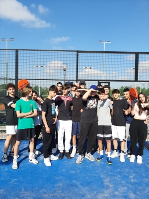 Gli alunni del Cortese all’Academy Tennis Padel di Caserta