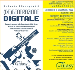 Roberto Alborghetti presenta il suo libro “(De)generazione digitale”