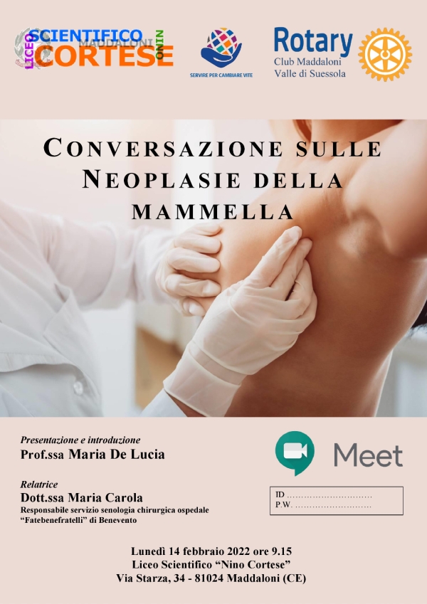 Conversazione sulle neoplasie della mammella